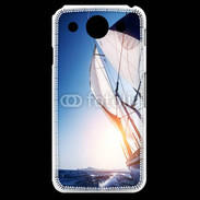 Coque LG G Pro Bateau et couché de soleil 50