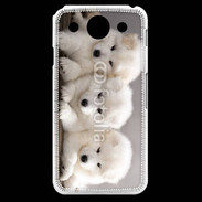 Coque LG G Pro Chiot japonais blanc