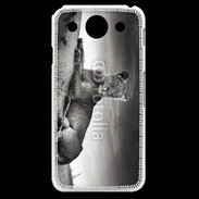 Coque LG G Pro Lionne sur une dune
