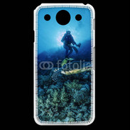 Coque LG G Pro Tortue et plongeur