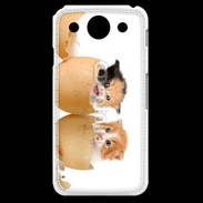 Coque LG G Pro Chaton dans des coquilles d'oeuf