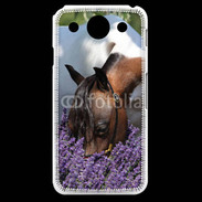 Coque LG G Pro Cheval sentant la lavande 
