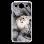 Coque LG G Pro Chaton aux yeux bleus 10