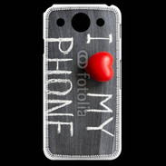 Coque LG G Pro J'aime mon téléphone