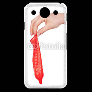 Coque LG G Pro préservatif rouge