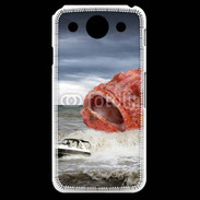 Coque LG G Pro Enorme poisson chassant bateau de pêcheurs