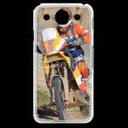 Coque LG G Pro Rallie Raid en moto