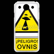Coque LG G Pro Warning Ovni