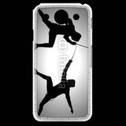 Coque LG G Pro Silhouette d'escrimeurs