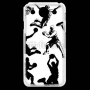 Coque LG G Pro Silhouette de basketeur