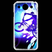Coque LG G Pro Illustration BMX bleu