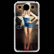 Coque LG G Pro Femme mode militaire US
