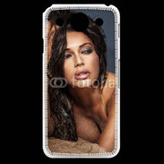 Coque LG G Pro Portait de brune charmante 5