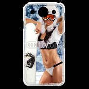 Coque LG G Pro Charme et snowboard