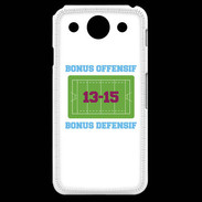 Coque LG G Pro Bonus Offensif-Défensif Blanc
