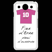 Coque LG G Pro Demi d'ouverture Bonus offensif-défensif Blanc