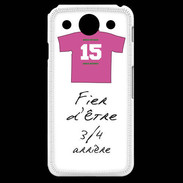 Coque LG G Pro 3/4 arrière Bonus offensif-défensif Blanc