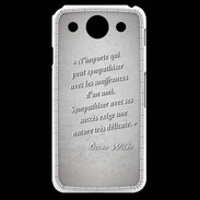 Coque LG G Pro Sympathiser Gris Citation Oscar Wilde