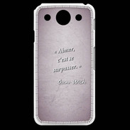 Coque LG G Pro Aimer Rose Citation Oscar Wilde