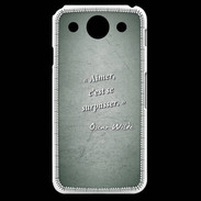 Coque LG G Pro Aimer Vert Citation Oscar Wilde