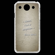 Coque LG G Pro Aimer Sepia Citation Oscar Wilde