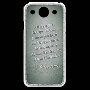 Coque LG G Pro Esprits légers Vert Citation Oscar Wilde