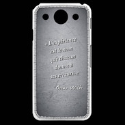 Coque LG G Pro Expérience Noir Citation Oscar Wilde
