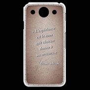 Coque LG G Pro Expérience Rouge Citation Oscar Wilde