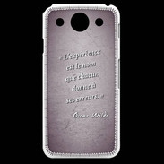 Coque LG G Pro Expérience Violet Citation Oscar Wilde