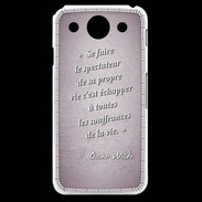 Coque LG G Pro Spectateur Rose Citation Oscar Wilde