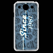 Coque LG G Pro Since crane bleu 1981