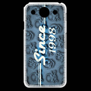 Coque LG G Pro Since crane bleu 1998
