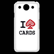 Coque LG G Pro I love Cards spade