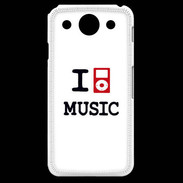 Coque LG G Pro I love Music