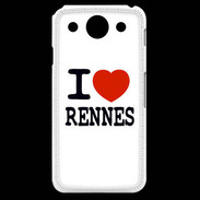 Coque LG G Pro I love Rennes