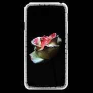 Coque LG G Pro Belle rose sur fond noir PR