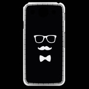 Coque LG G Pro moustache & noeud 1