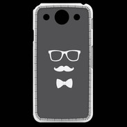 Coque LG G Pro moustache & noeud 2