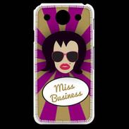 Coque LG G Pro Miss business Brune