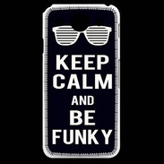 Coque LG G Pro Keep Calm Funky Noir