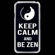Coque LG G Pro Keep Calm Be Zen Noir