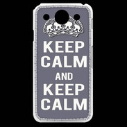 Coque LG G Pro Keep Calm Gris