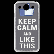 Coque LG G Pro Keep Calm Like This Gris