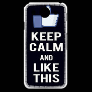 Coque LG G Pro Keep Calm Like This Noir