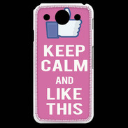 Coque LG G Pro Keep Calm Like This Rose