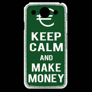 Coque LG G Pro Keep Calm Make money Vert
