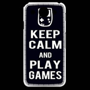 Coque LG G Pro Keep Calm Play games Noir