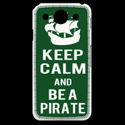 Coque LG G Pro Keep Calm Be a Pirate Vert