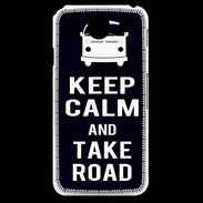 Coque LG G Pro Keep Calm Take Road Noir