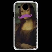 Coque LG G Pro Moustache Mona Lisa